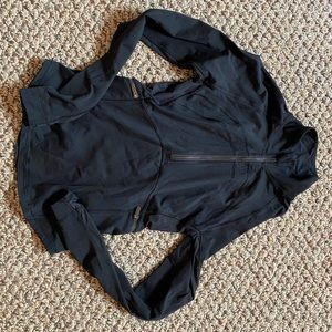LULULEMON Quarter Zip With Pockets Black Size 2